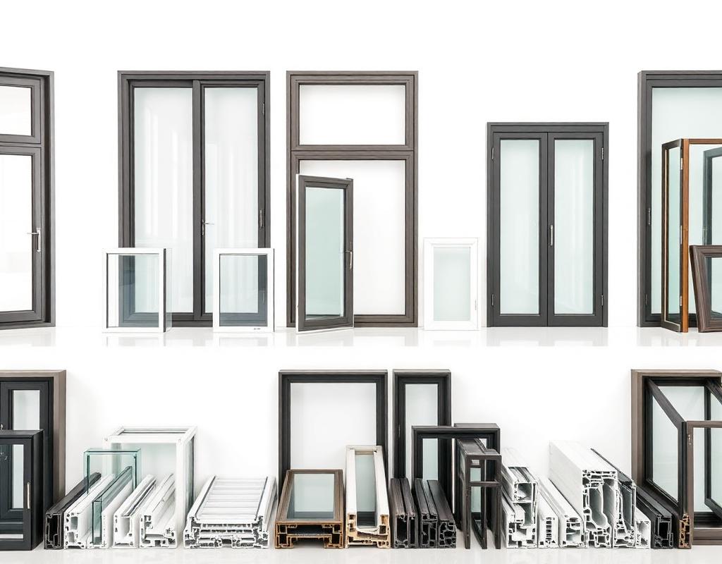Aluminium windows and frames
